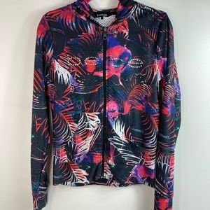 🛑SOLD🛑 Bebe Size S Rhinestone ZipUp Jacket 4Way Stretch Hoodie